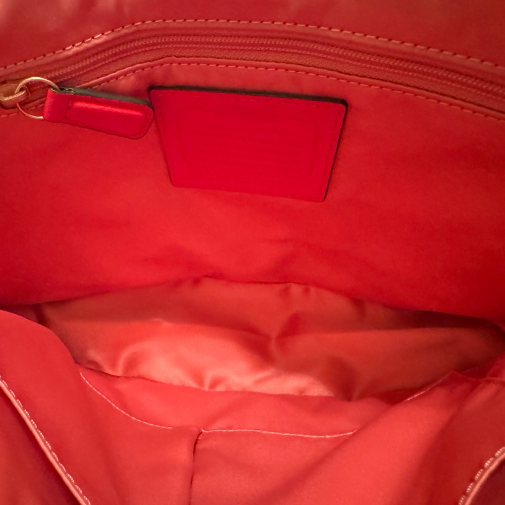 Coach Poppy Dylan Satchel Purse Y2K Handbag Shoulder Crossbody Leather 22427 EUC - Picture 11 of 12